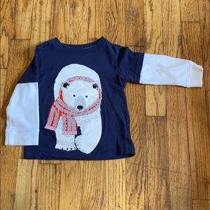 carter's Polar Bear Layered-Look L/S Tee - 2t
